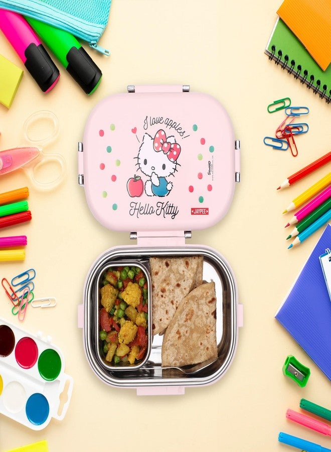 JAYPEE Missteel Hello Kitty Inner Stainless Steel Insulated Lunch Box for Kids | Printed Airtight Tiffin Box for School Kids Girls | Bpa Free,Pink, 500 ml - Image 2